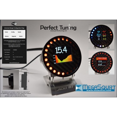 Gauge Perfect Tuning AllInOne Configurable OLED Display